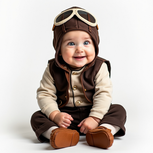 Baby Vintage Pilot Costume